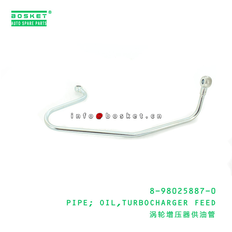 8-98025887-0 Turbocharger Feed Oil Pipe 8980258870 Suitable for ISUZU XE