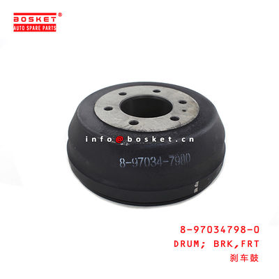 8-97034798-0 Front Brake Drum 8970347980 For ISUZU NHR