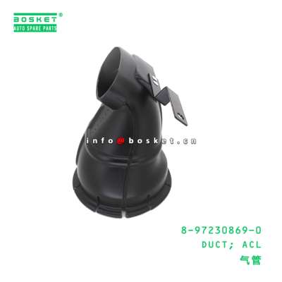 8-97230869-0 Air Cleaner Duct suitable for ISUZU   8972308690
