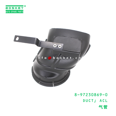 8-97230869-0 Air Cleaner Duct suitable for ISUZU   8972308690