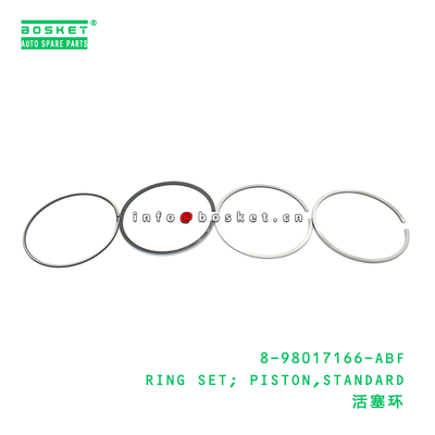 8-98017166-ABF RING SET; PISTON,STANDARD suitable for ISUZU 4HK1 6HK1 8980171660