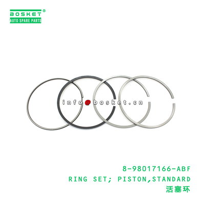 8-98017166-ABF RING SET; PISTON,STANDARD suitable for ISUZU 4HK1 6HK1 8980171660