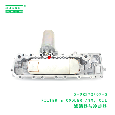 8-98270497-0 FILTER & COOLER ASM; OIL suitable for ISUZU 8982704970