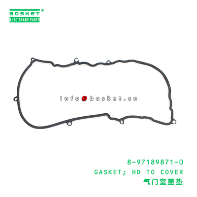 8-97189871-0 GASKET; HD TO COVER suitable for ISUZU 4HF1 8971898710