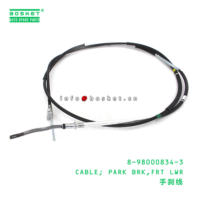 8-98000834-3 CABLE; PARK BRK,FRT LWR suitable for ISUZU 8980008343