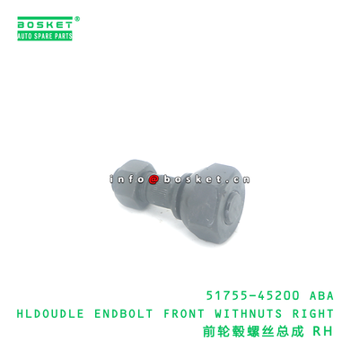 51755-45200 End Bolt Front With Nuts Right Side HD72 Compatible Steering End Bolt for Japanese Truck Parts
