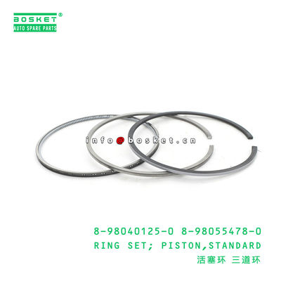 8-98040125-0 8-98055478-0 Standard Piston Ring Set 8980401250 8980554780 For ISUZU 700P 4HK1 4HG1