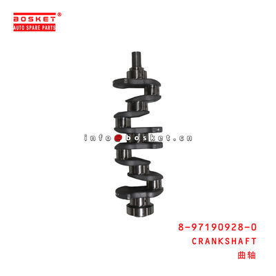 8-97190928-0 ISUZU NKR 4JB1 Car Engine Crankshaft 8971909280