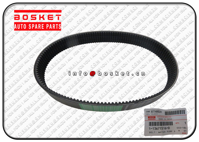 1-13671516-0 1136715160 Isuzu FVR Parts Water Pump Drive Belt For ISUZU XE 6HK1