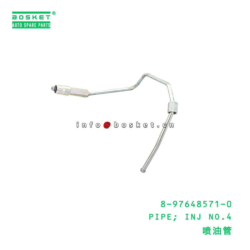 8-97648571-0 PIPE; INJ NO.4 suitable for ISUZU  8976485710