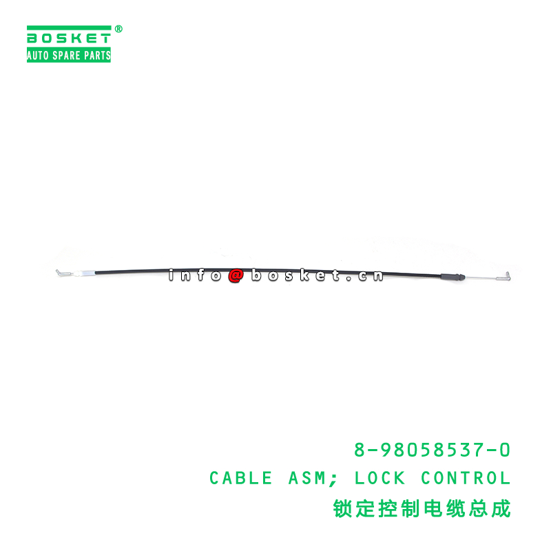 8-98058537-0 CABLE ASM; LOCK CONTROL suitable for ISUZU VC46 6UZ1 8980585370