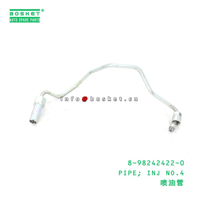 8-98242422-0 PIPE; INJ NO.4 suitable for ISUZU 8982424220
