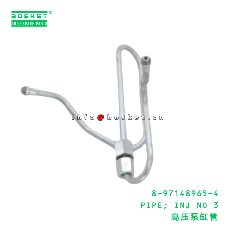 8-97148965-4 PIPE; INJ NO 3 suitable for ISUZU 4HE1 8971489654