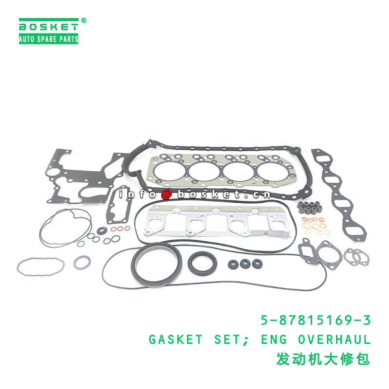 5-87815169-3 GASKET SET; ENG OVERHAUL suitable for ISUZU 5878151693