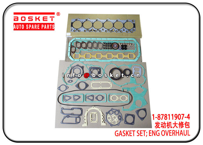1-87811907-4 1878119074 Engine Overhaul Gasket Set For ISUZU 6BD1T XE